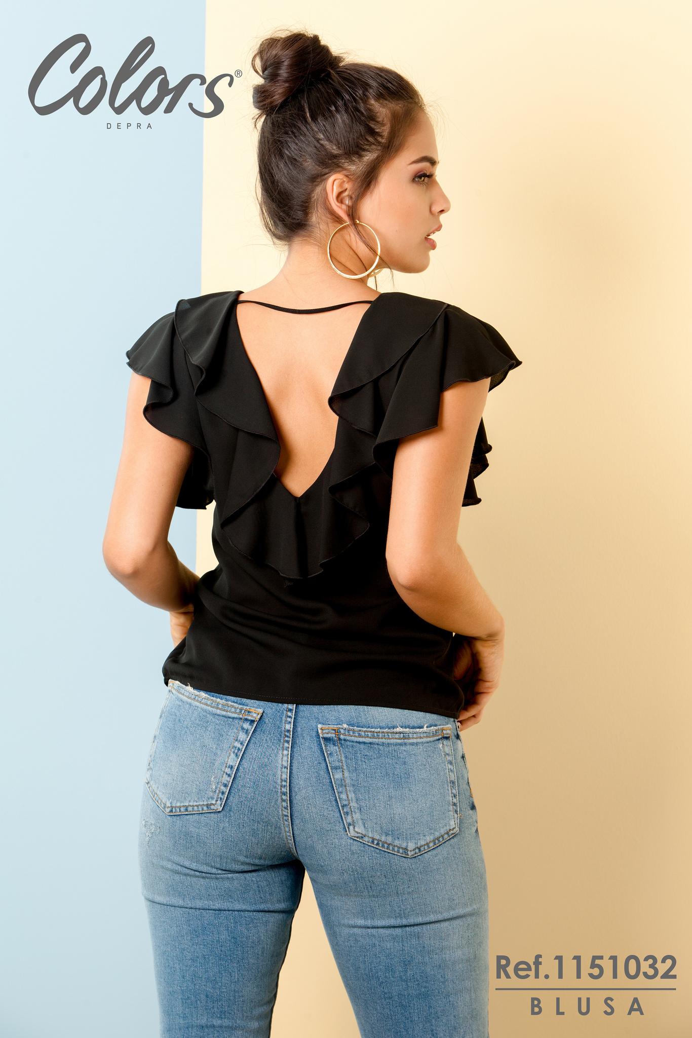 Blusa Espectacular con mangas cortas